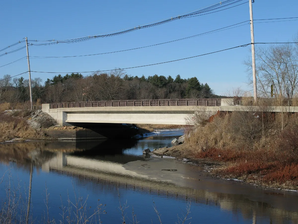 US 20 bridge over the Sudbury River (1), December 2025