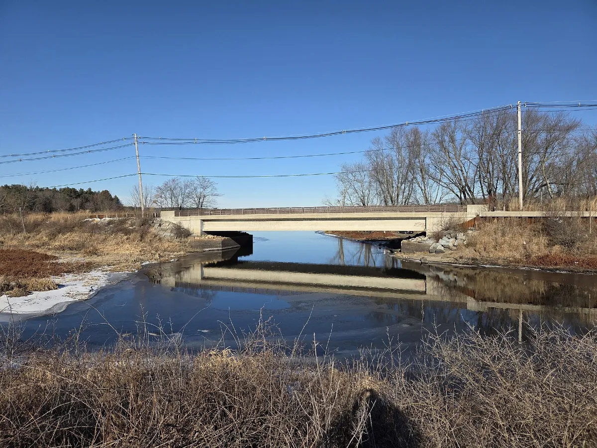 US 20 bridge over the Sudbury River (2), December 2025
