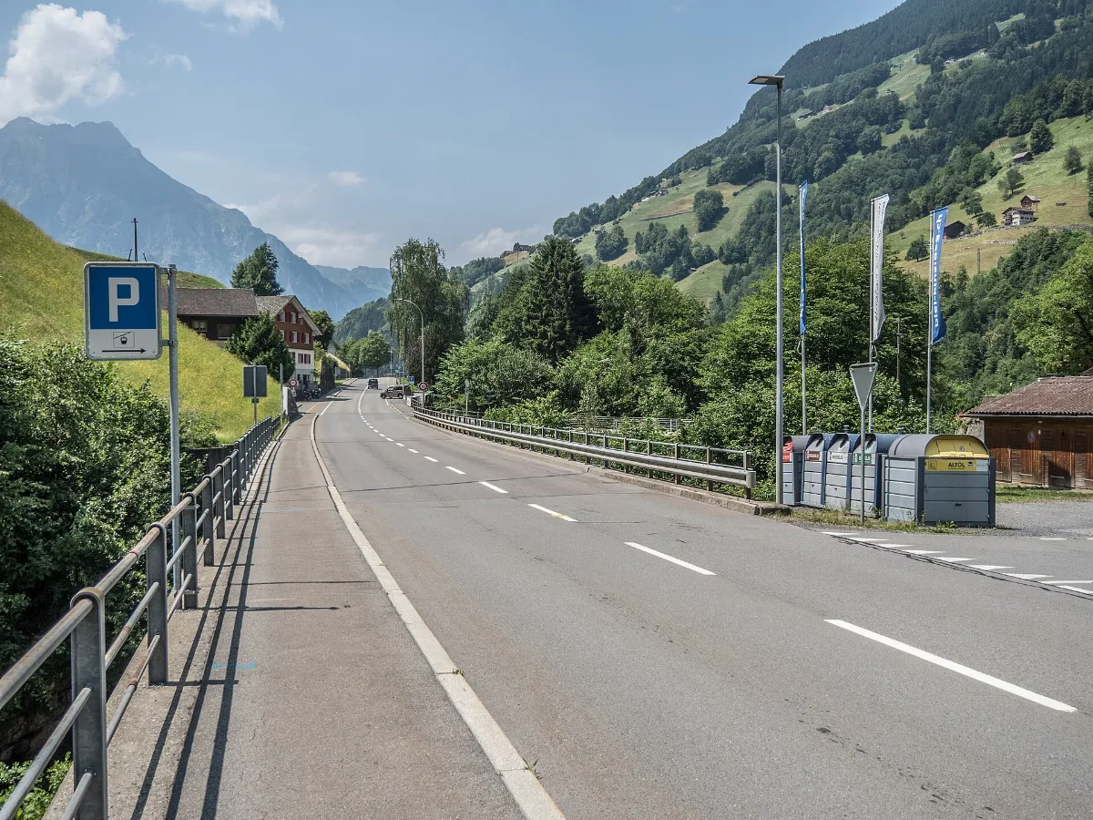 Klausenstrasse-Brücke über den Schächen, Bürglen UR 20230629-jag9889