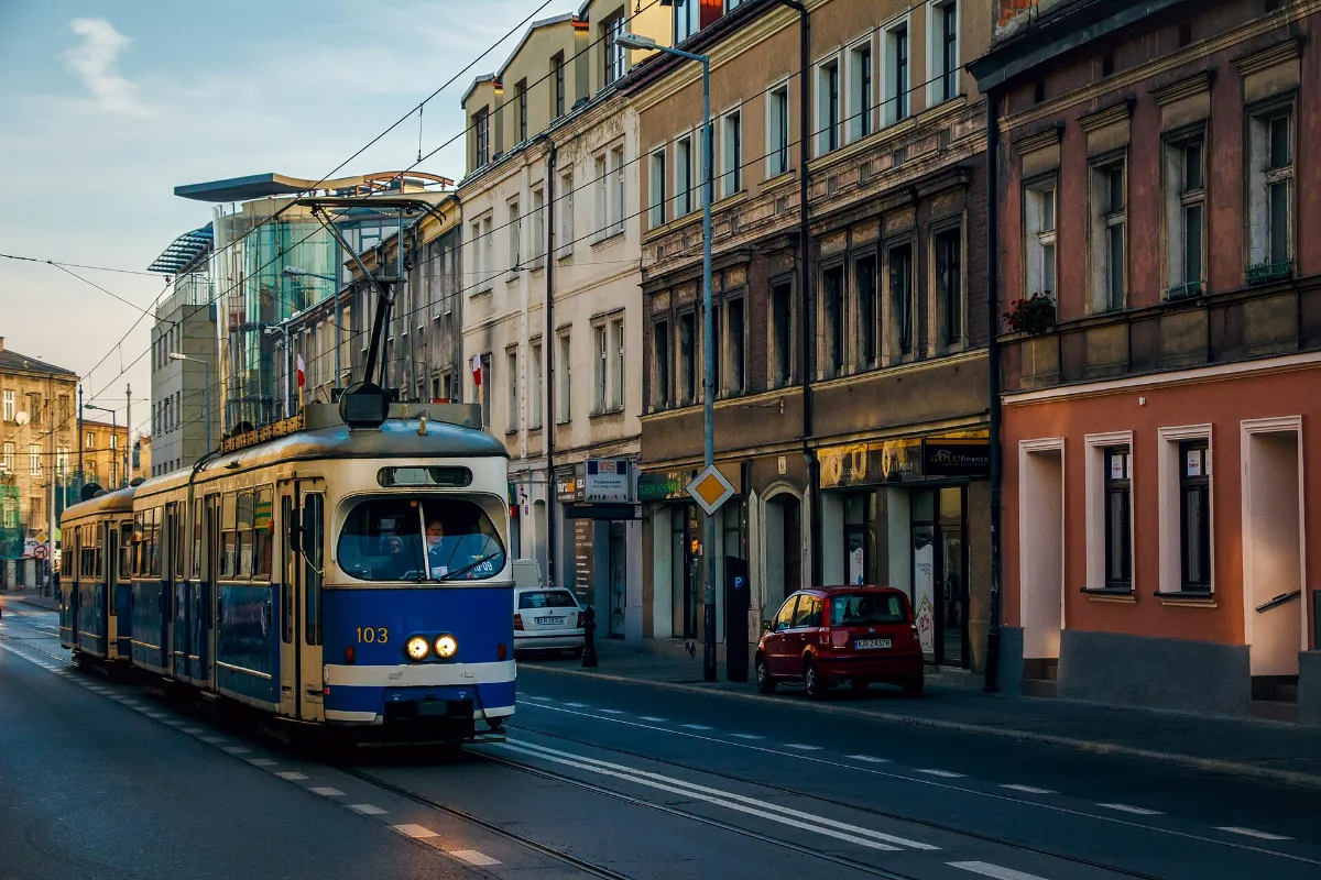 SGP-Lohner E1 on Kalwaryjska street
