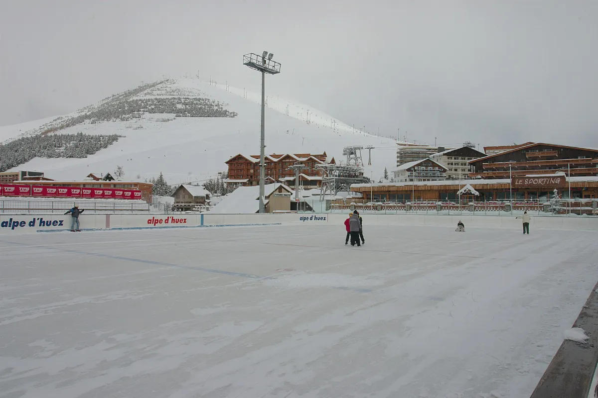 Skating rink, Alpe d'Huez, 2006