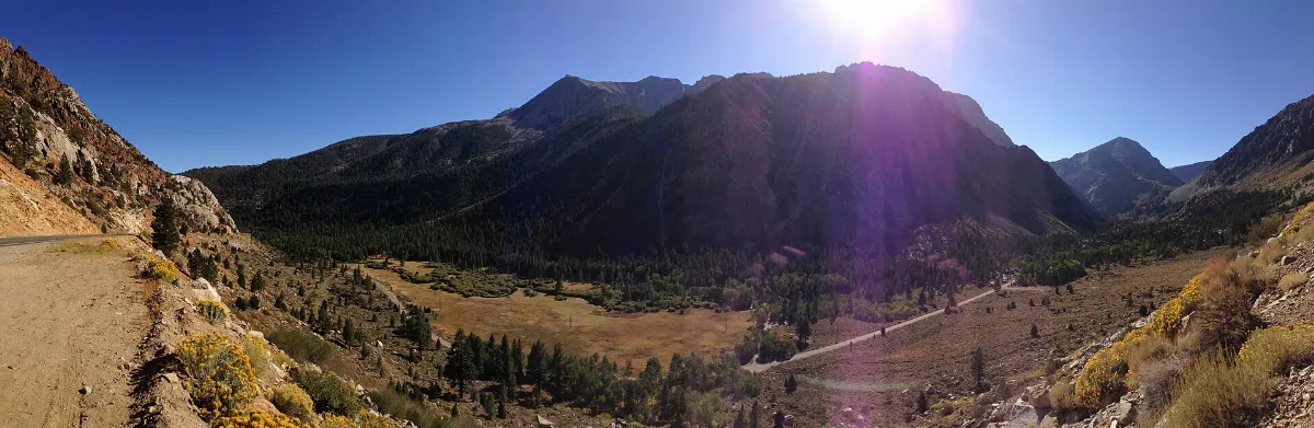 2013-09-19 16 02 15 Panorama of Lee Vining Canyon from California State Route 120