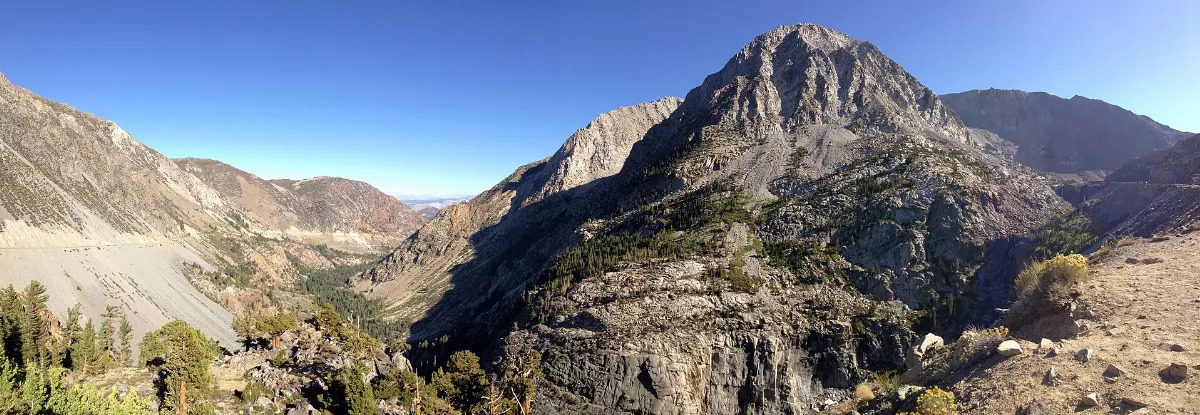 2013-09-19 16 09 00 Panorama of Lee Vining Canyon from California State Route 120