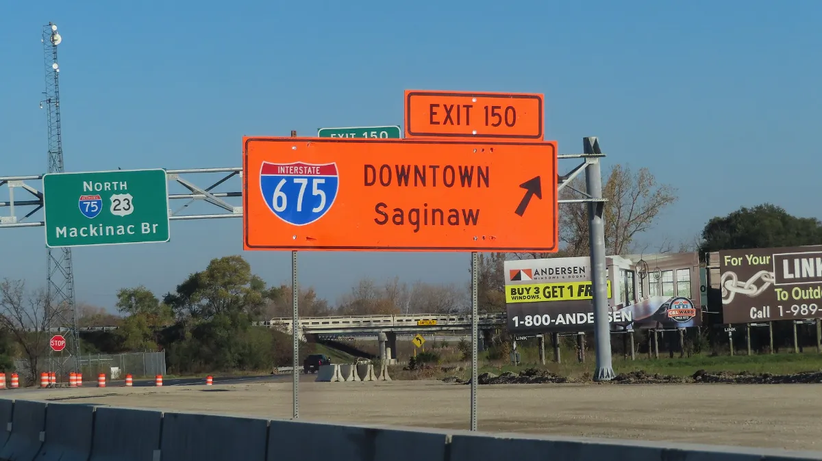 I-75 NB & I-675 Temporary Sign (South Jct)