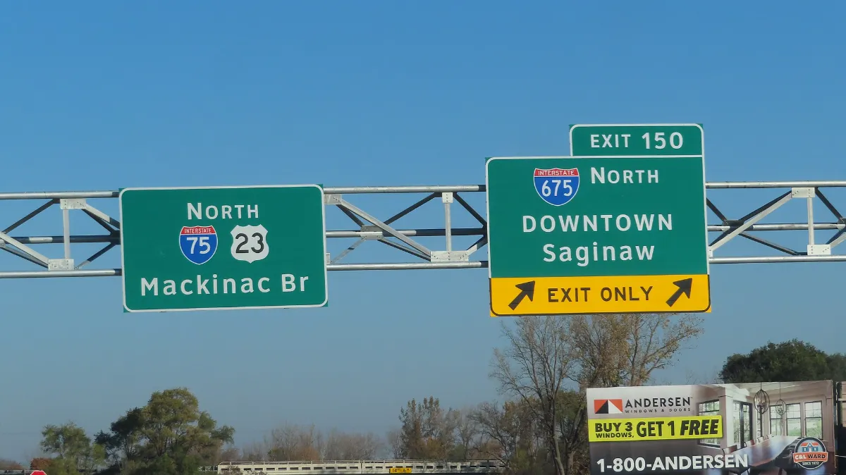 I-75 NB & I-675 Sign (South Jct)