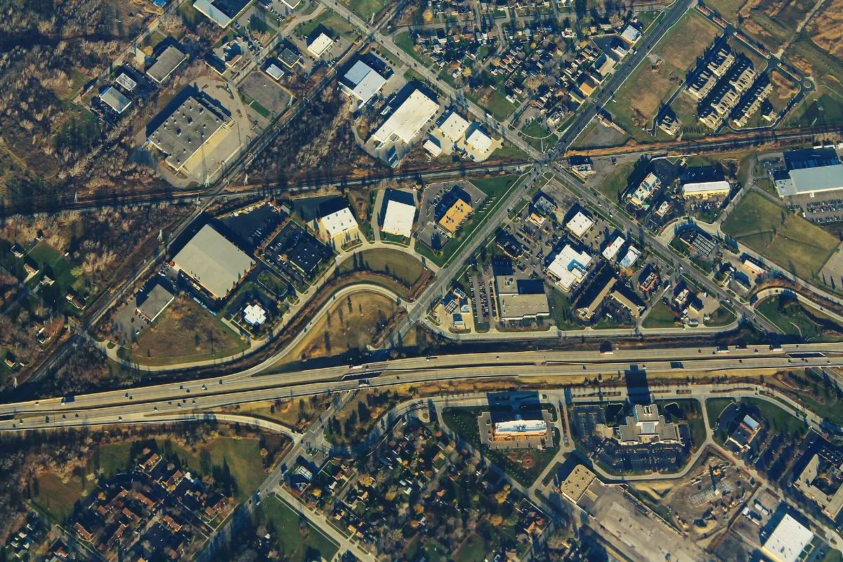 I-75 at Allen Road and Northline Aerial - Southgate (44671054440)