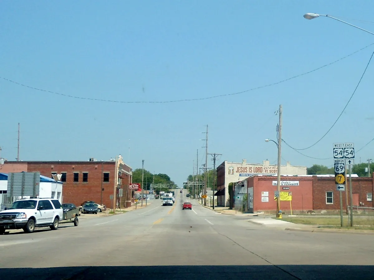 US 54 in Fort Scott, Kansas