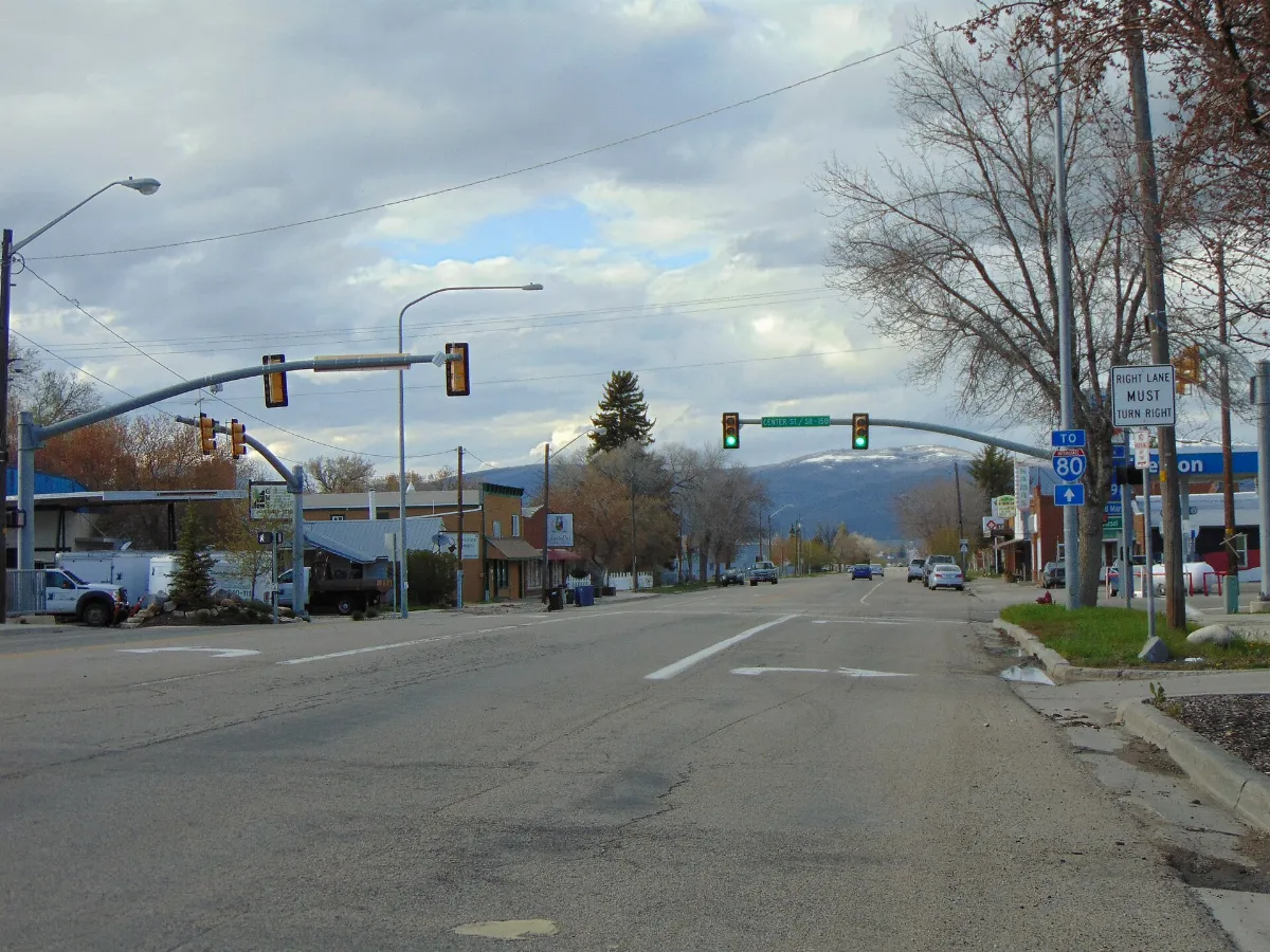North at SR-32 & SR-150 junction, Apr 16