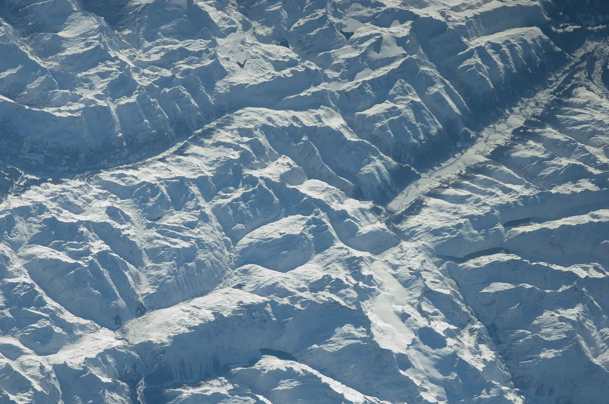 ISS022-E-5789 - View of Switzerland