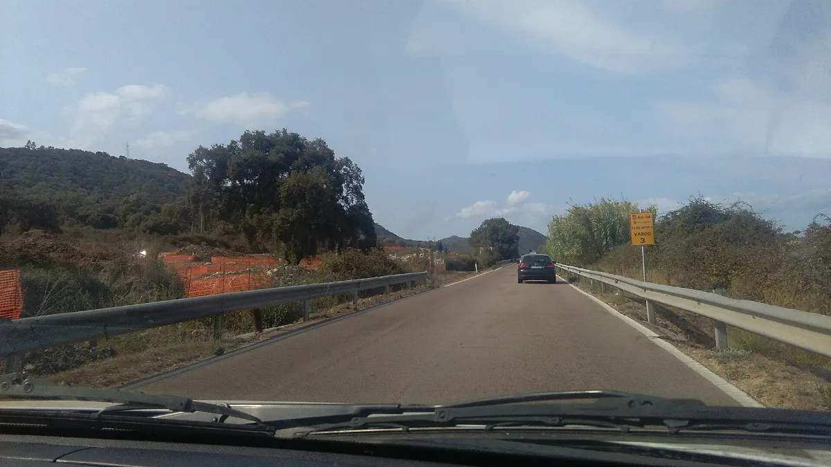 Cantiere SS125var in prossimità di Tortolì