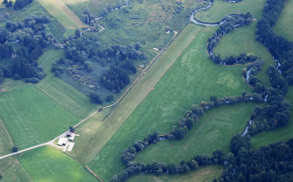 Aerial image of the Elsenthal-Grafenau airfield