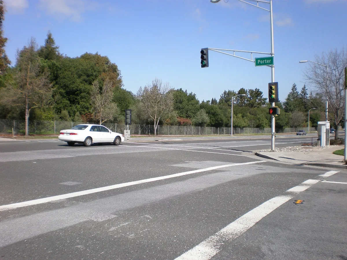 Intersection of Porter Drive & Page Mill Road, Palo Alto