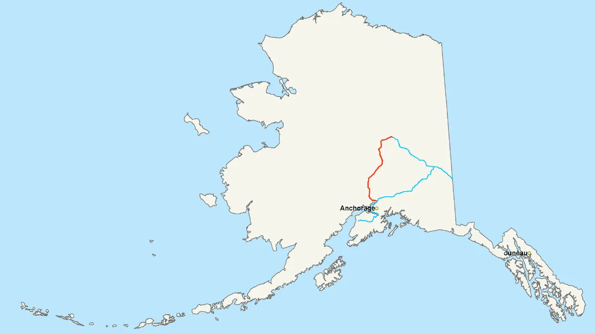 Interstate A4 map