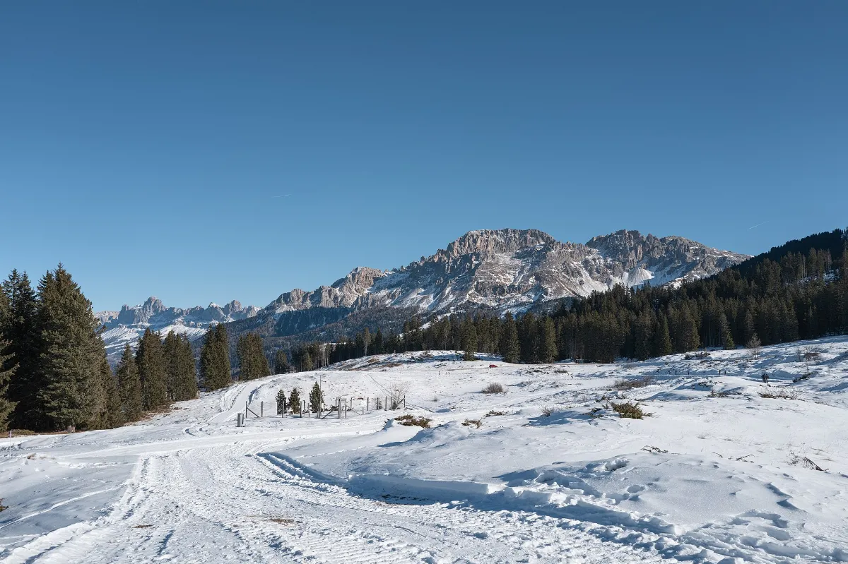 Passo di Lavazè - Ville di Fiemme, Trento, Italia - 31 Dicembre 2024