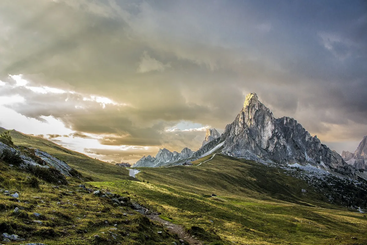 Ultime luci al Passo Giau
