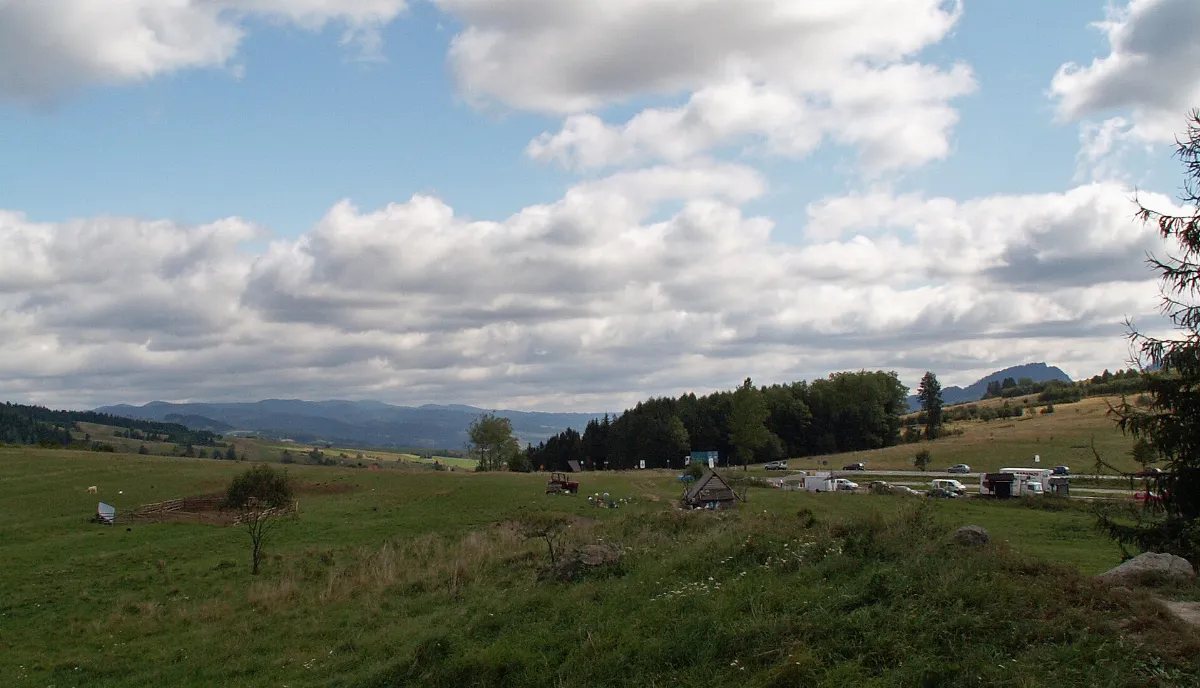 Snozka (Krosnicka) Pass (view to E), Pieniny Mountain, Poland