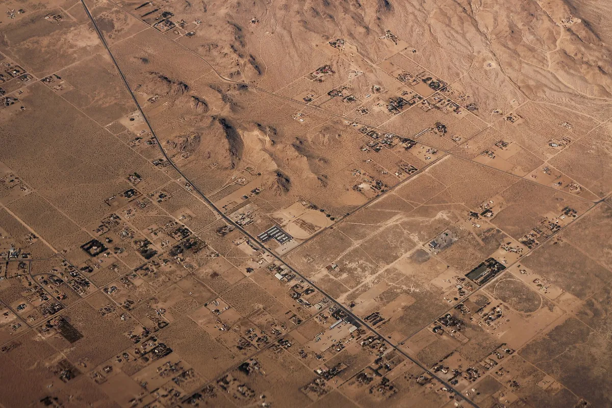 CA18 in Lucerne Valley Aerial