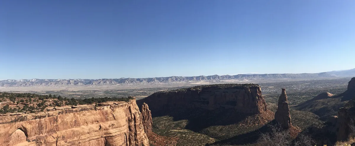 Panorama at the Colorado National Monument