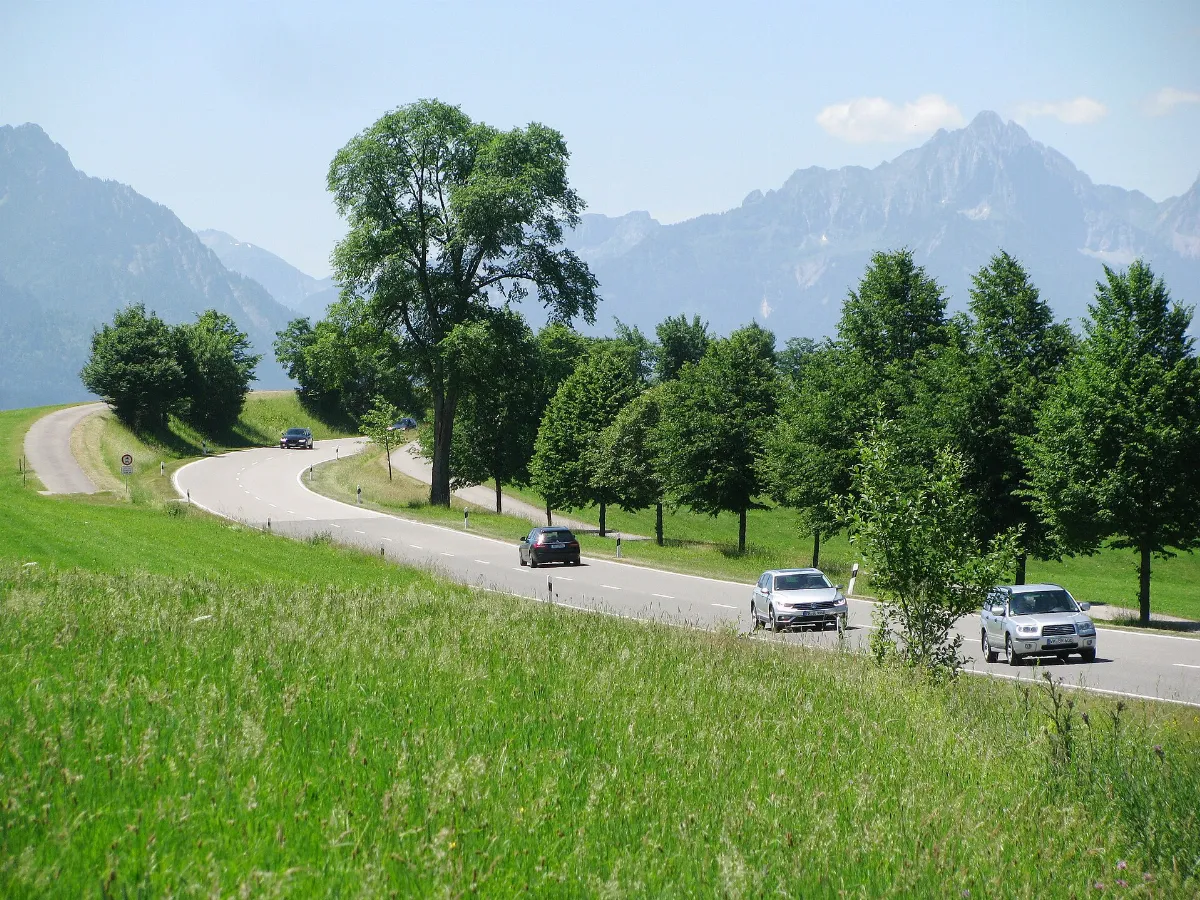 Bundesstraße 17 bei Oberreithen