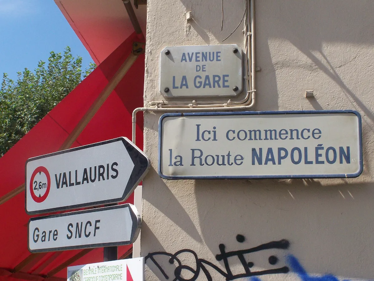 Route Napoléon (Golfe Juan)