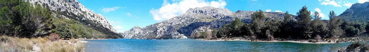 Panorámica del Gorg Blau