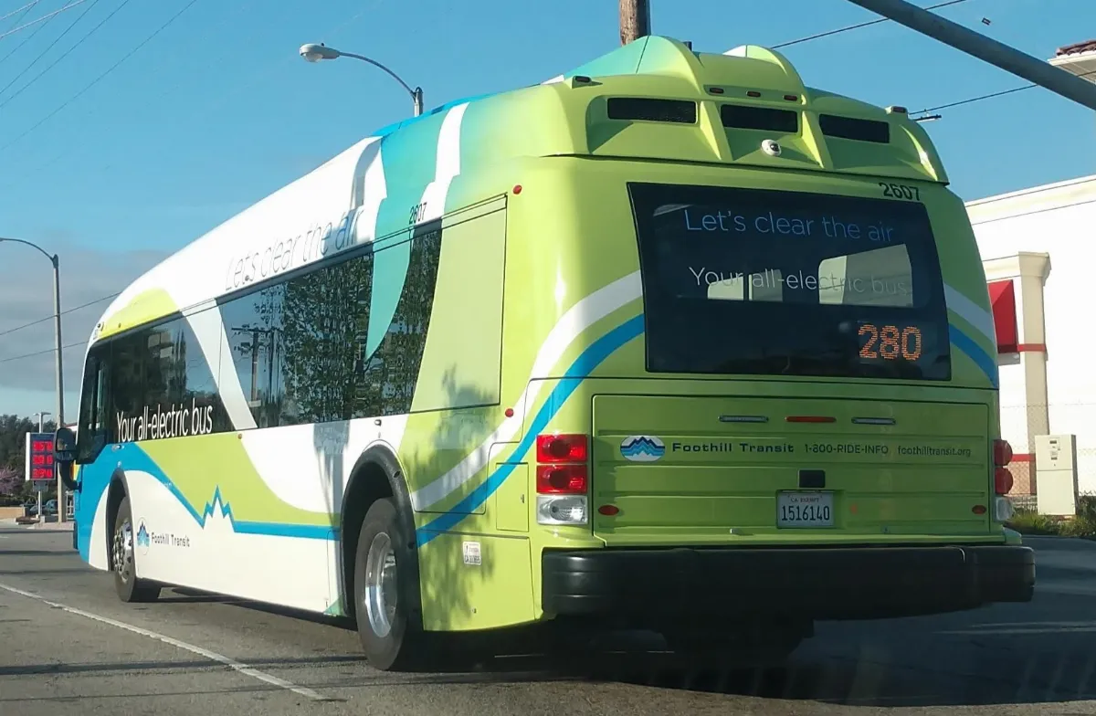 Foothill Transit F2607 Proterra Catalyst E2 40ft