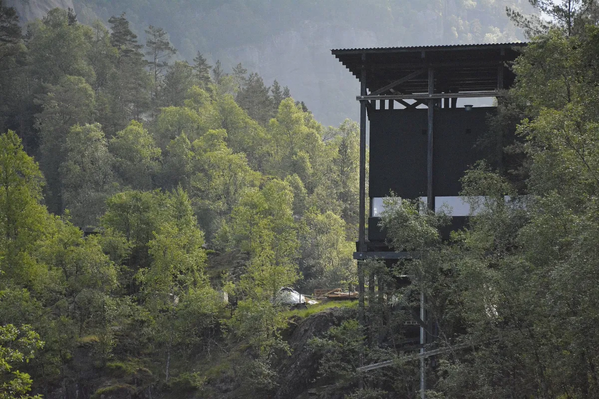 Cafèbygget i Allmannajuvet