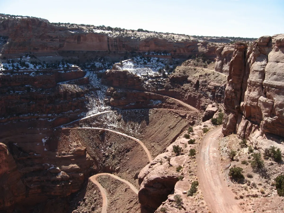 Shafer Trail, Shafer Canyon Overlook, Island in the Sky District, Canyonlands National Park, Utah (2408543642)