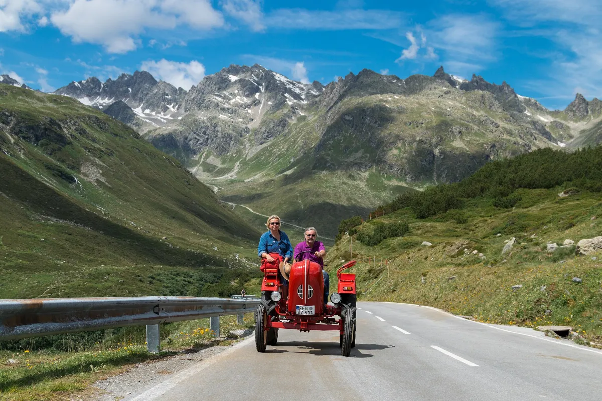 Silvretta Hochalpenstraße Porsche-Diesel Junior