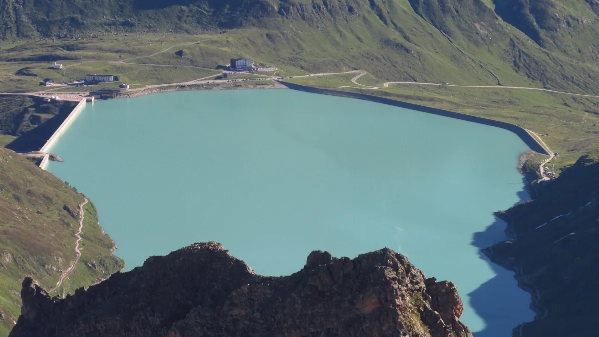 Bielerhöhe und Silvrettasee vom Klostertaler Egghorn