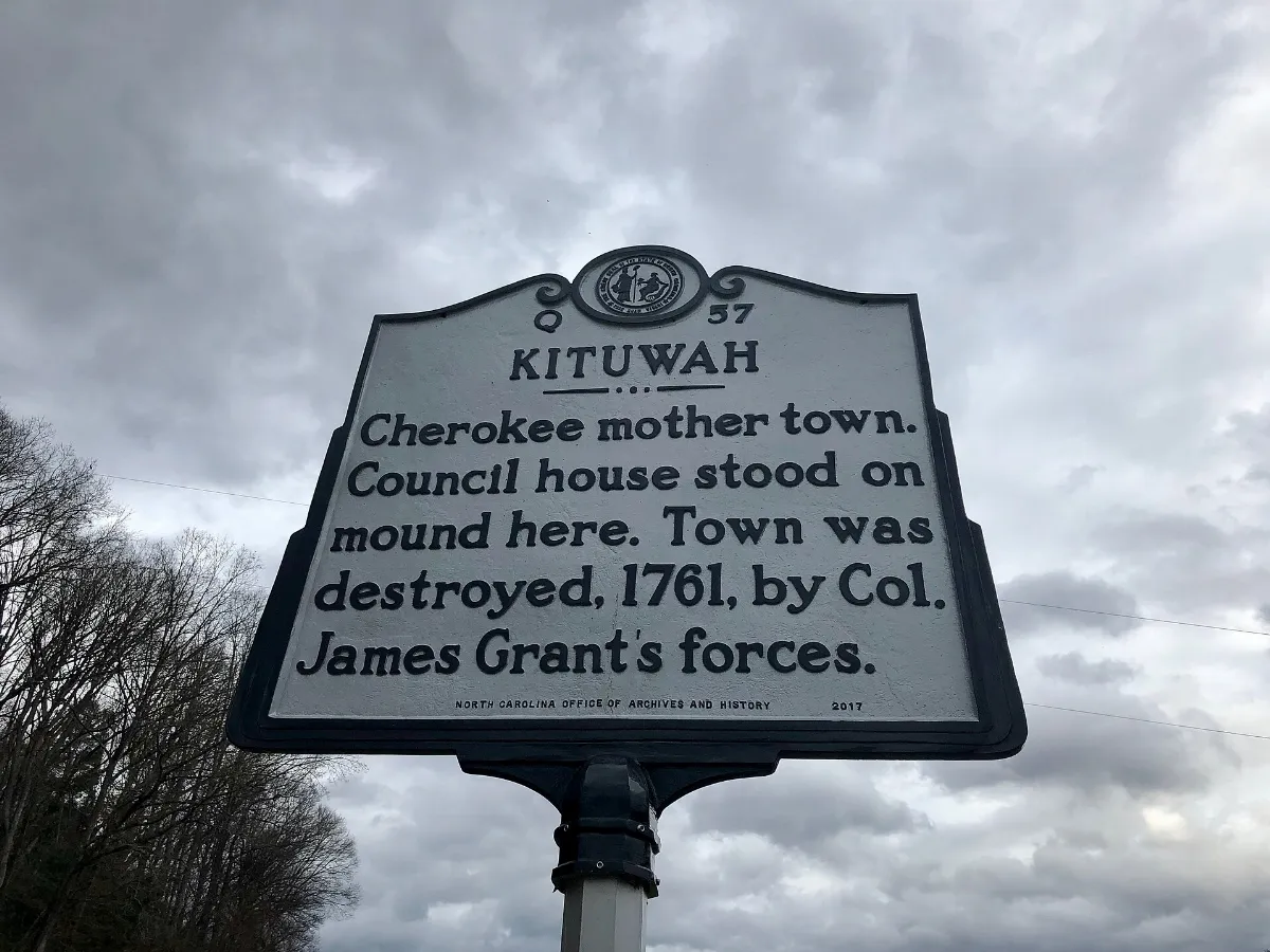Kituwah Historical Marker, Ela, NC (45922084404)