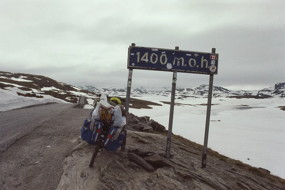 Sognefjellsvegen (Fylkesvei 55) - Luster, Norway - June 18 or 19, 1989 01