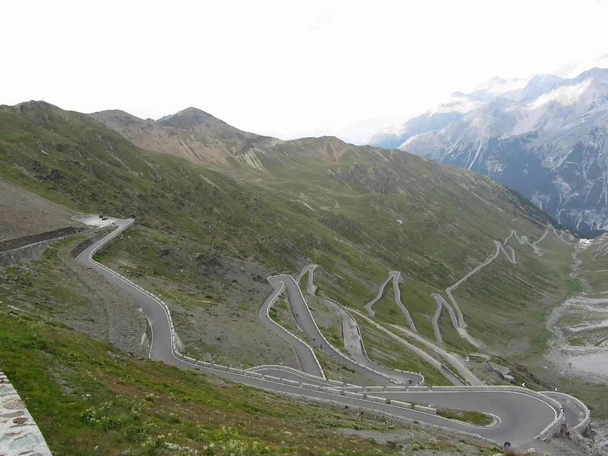The Stelvio pass