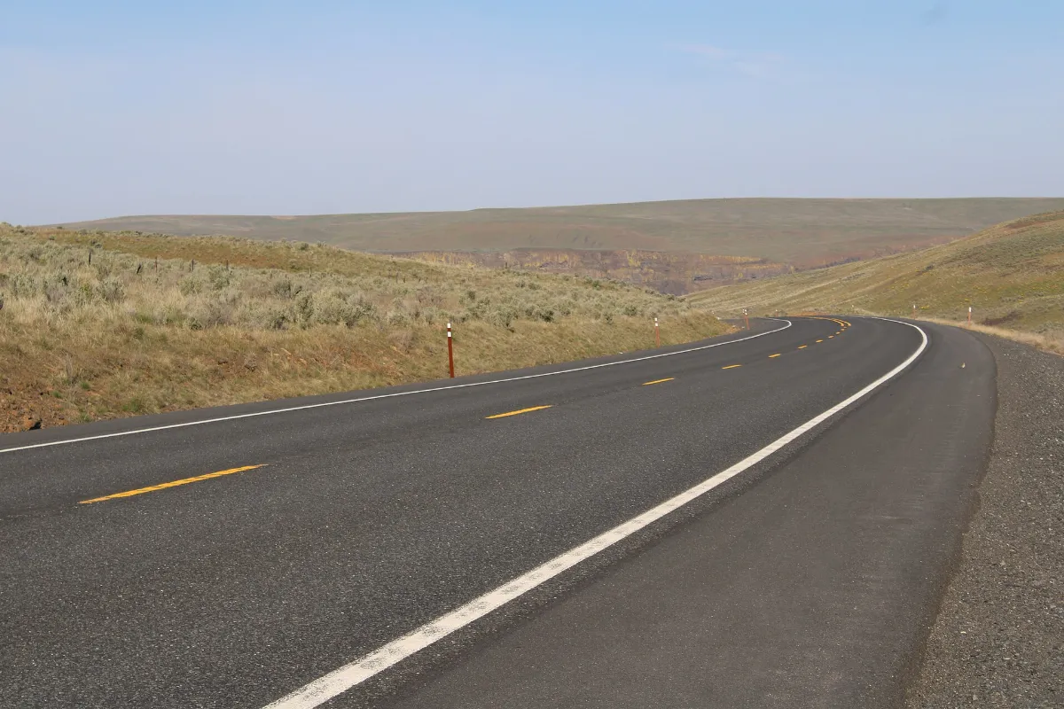 US 2 west to coulee 5718