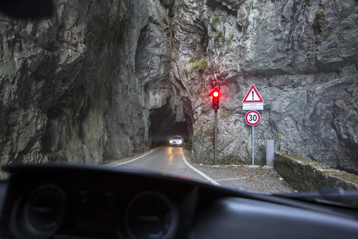 Tunnel in the Mountains
