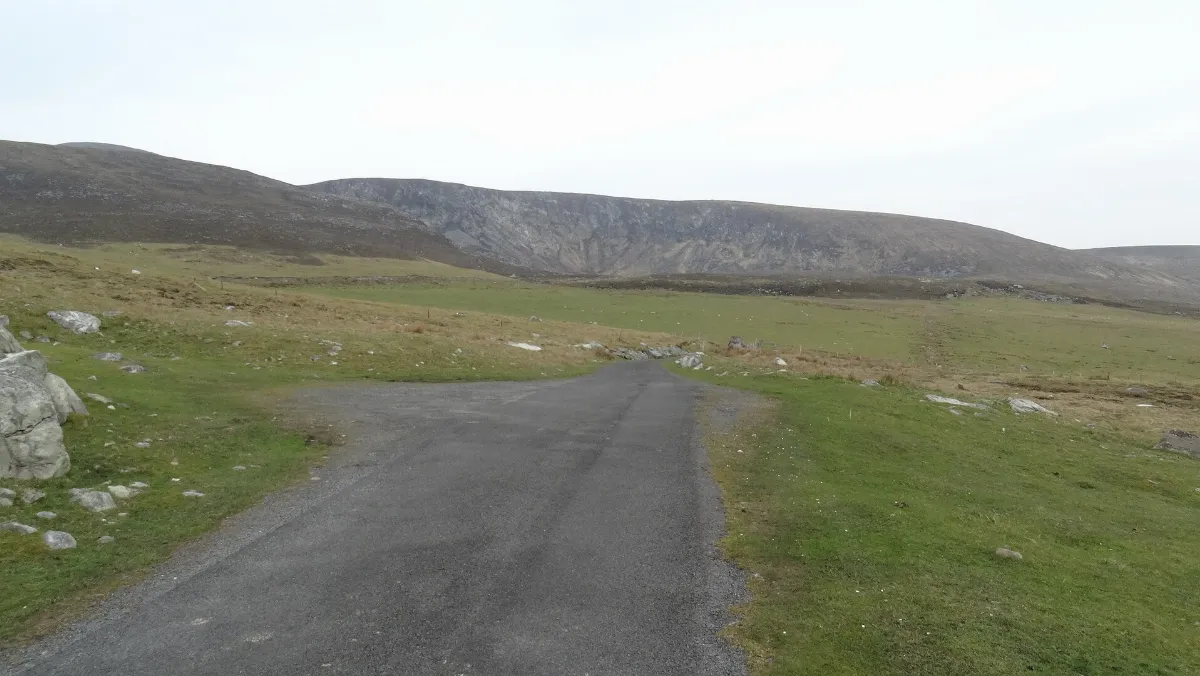 Minor road heading towards Lough Acorrymore, Achill Island - geograph.org.uk - 5220470