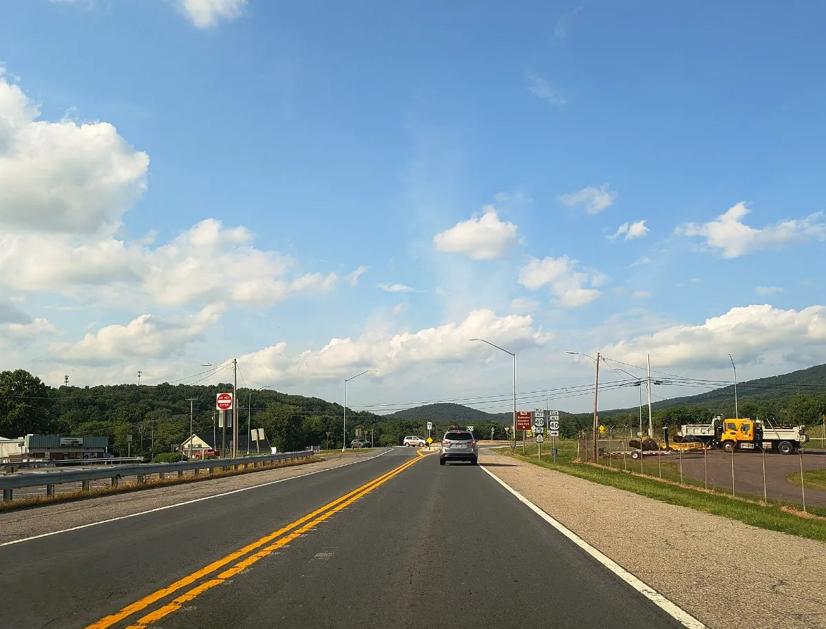 MD 67 nb at US 40 Alt., July 2025