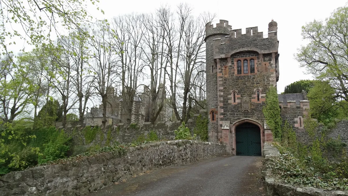 Glenarm, Co Antrim - Barbican Gate to Glenarm Castle - geograph.org.uk - 5221953
