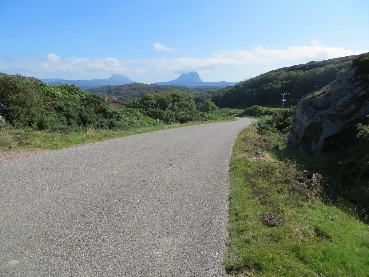 Road (B869) near to Strone - geograph.org.uk - 6997715