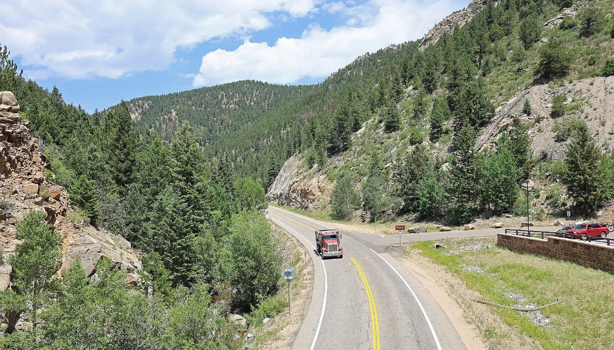 Colorado State Highway 119 at Hidden Treasure Trailhead