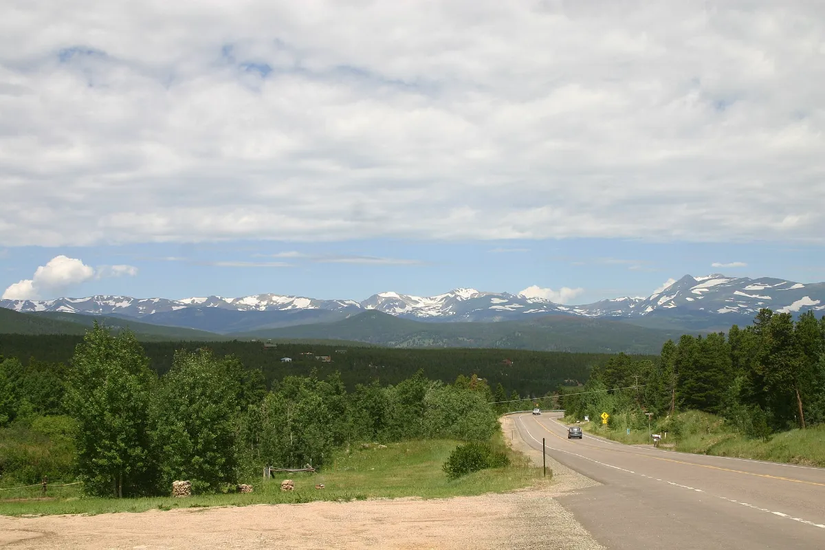 Colorado Front Range View from Route 119
