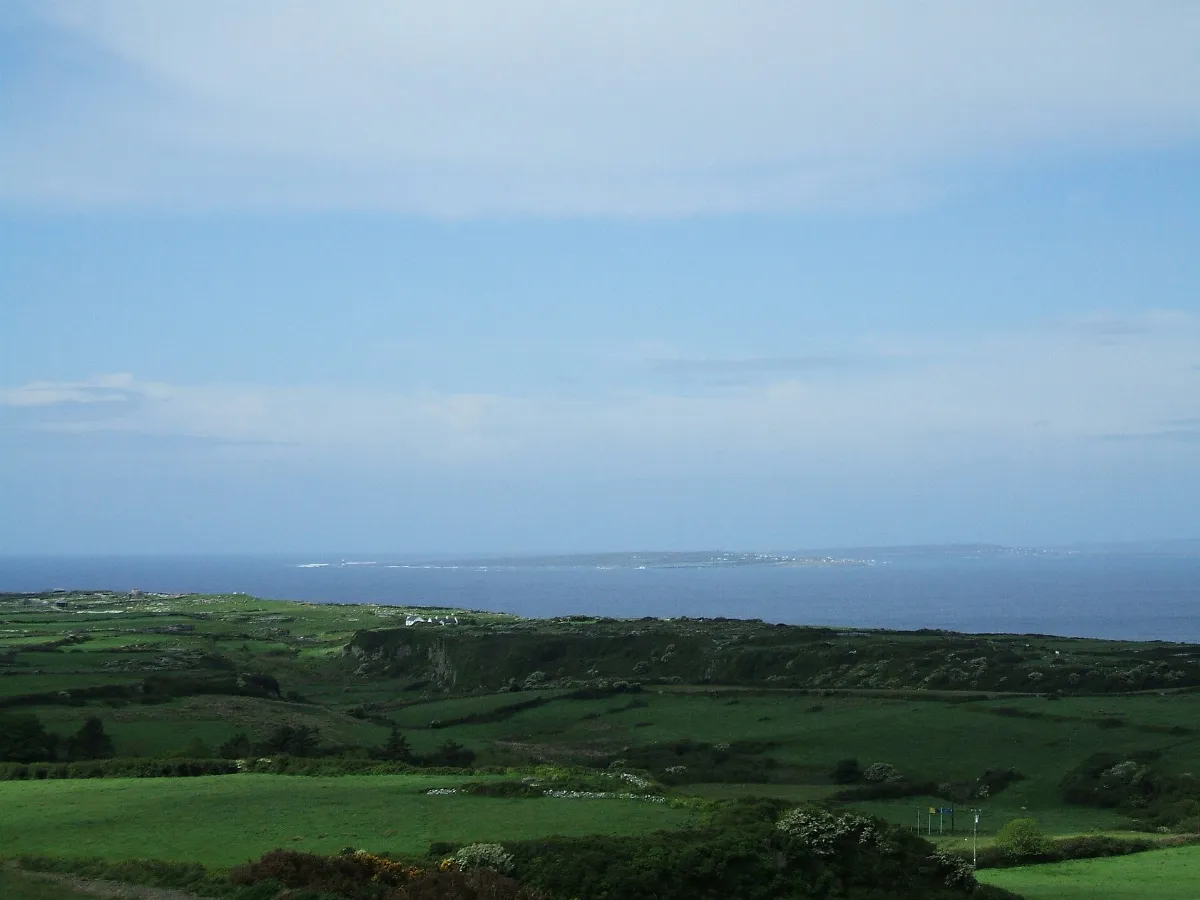View towards the Aran Islands just visible in the distance - geograph.org.uk - 3660235