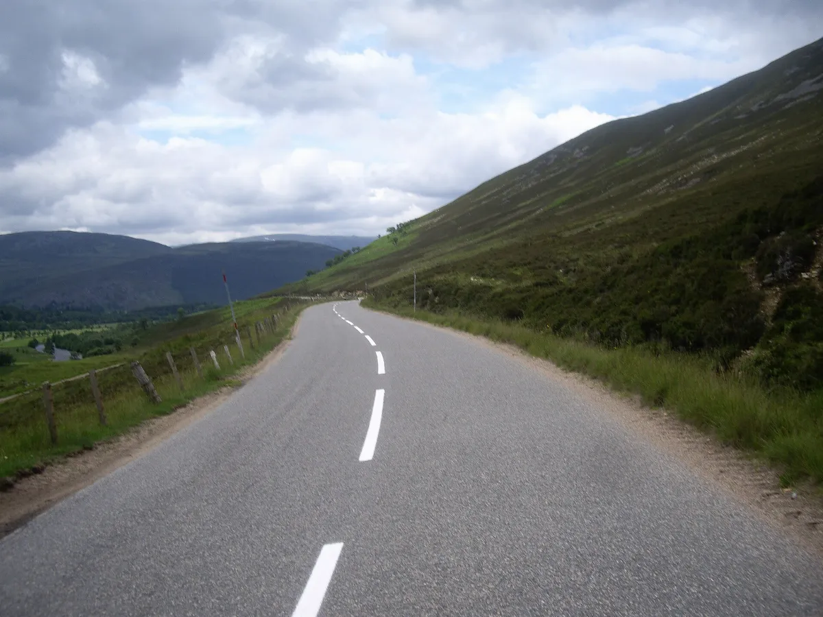 The Cairnwell Pass and Glenshee