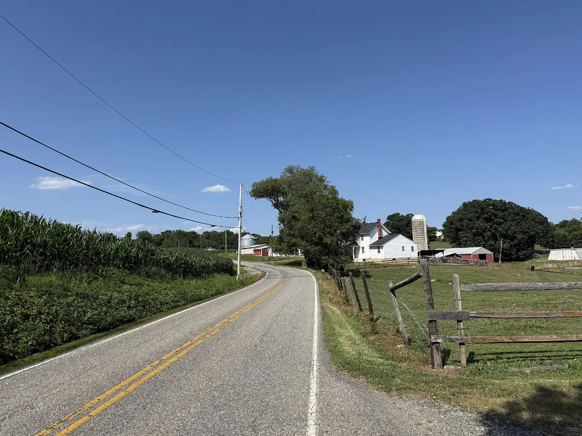 Rock Church Road NB between MD 273 and MD 213
