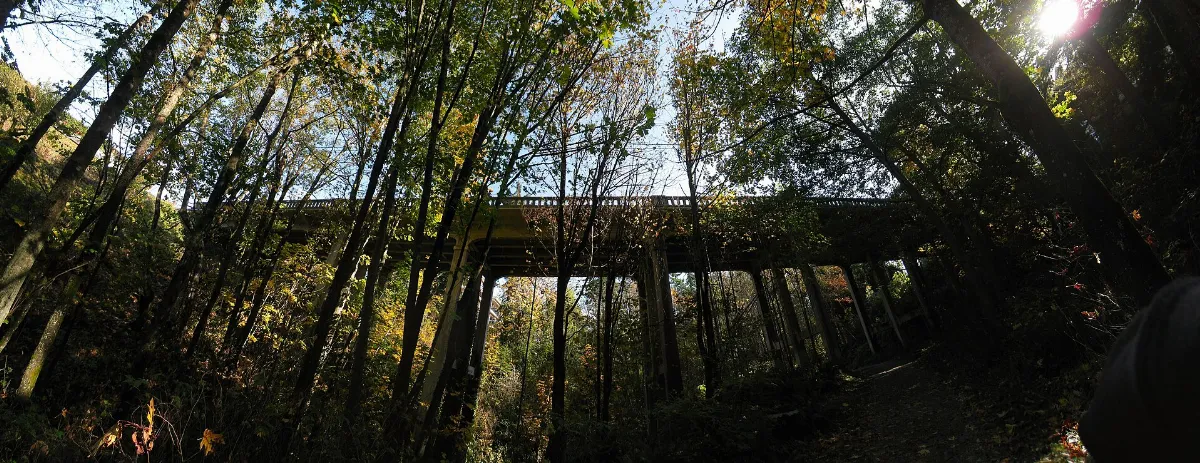 Padden Creek Bridge from the Interurban Trail