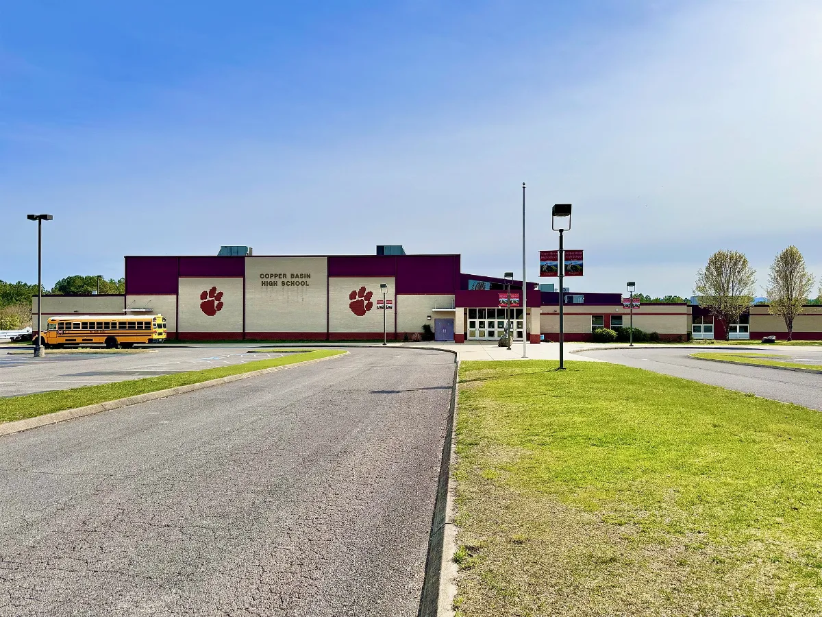Copper Basin High School in in Copperhill, Tennessee and Polk County 04