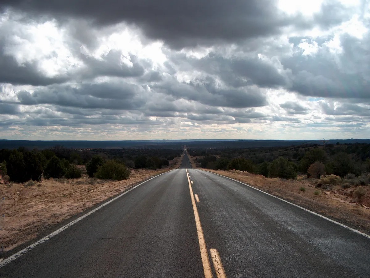 US 191 near monument valley