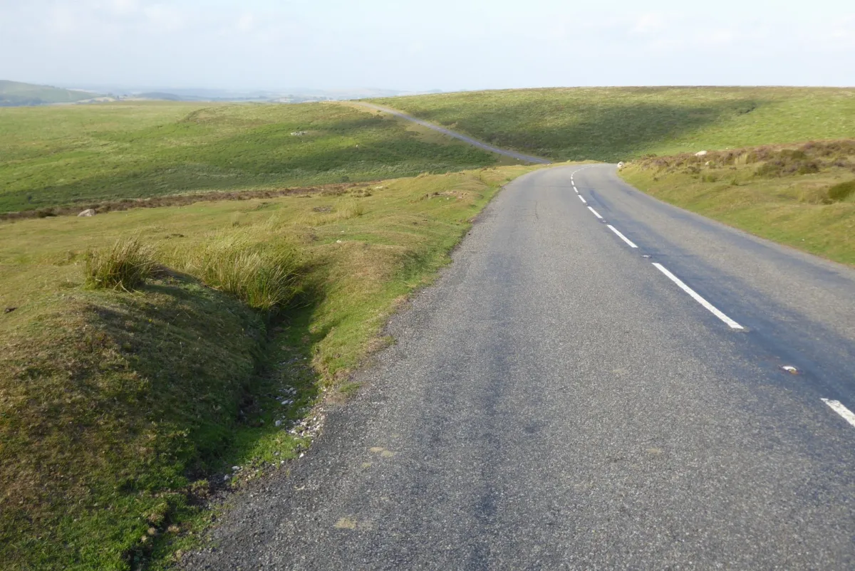 The B3212 crossing Dartmoor - geograph.org.uk - 7576786