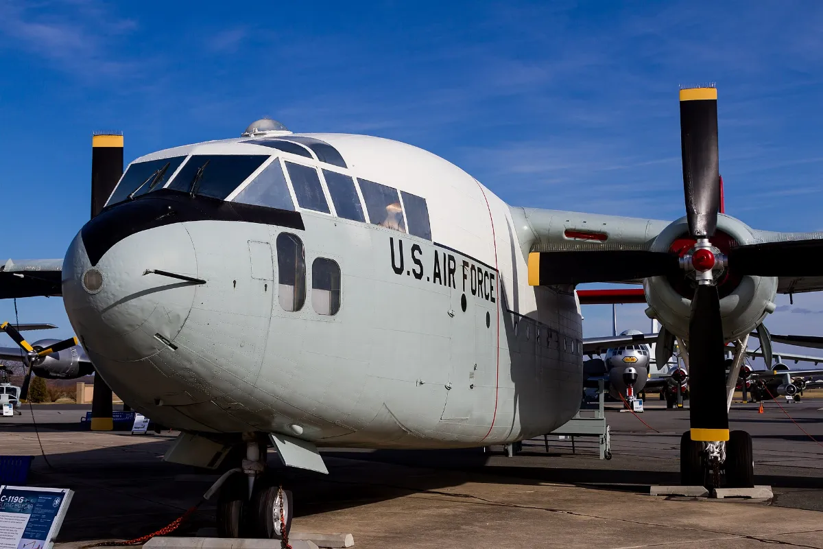 20180214 C-119G Flying Boxcar Air Mobility Command Museum