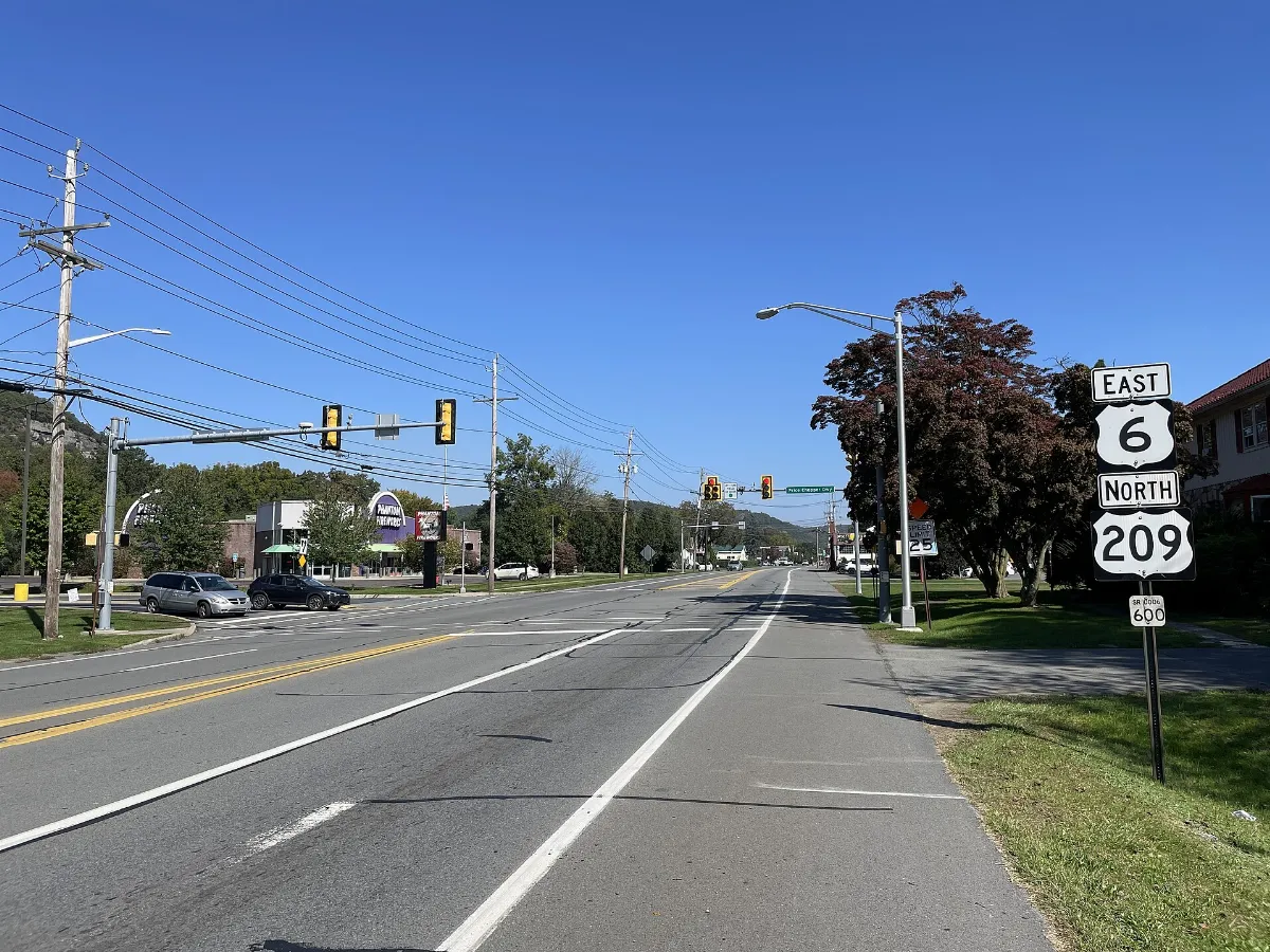 US 6 EB-US 209 NB past I-84